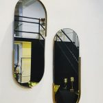 espejo ovalado de pared