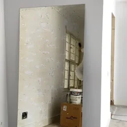 MOSAICO Mural de espejo envejecido Cobre formado por 9 piezas a medida