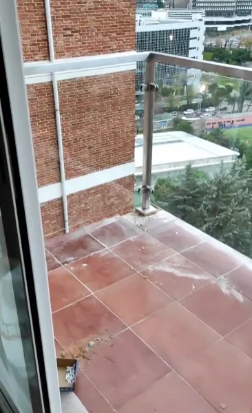 Barandillas de cristal con Pilastras de Sujeción Rectas