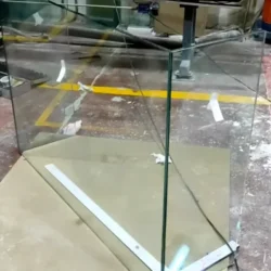 consola mesa vidrio templado