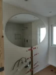 espejo ovalado pared grande