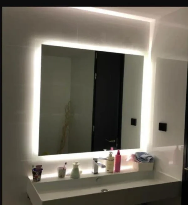 espejo cuadrado baño