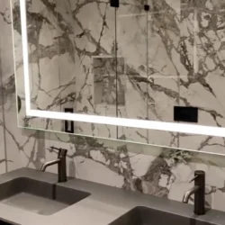 espejo retroiluminado balo lavabo led