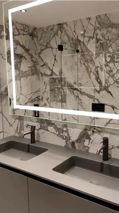 espejo rectangular baño antivaho