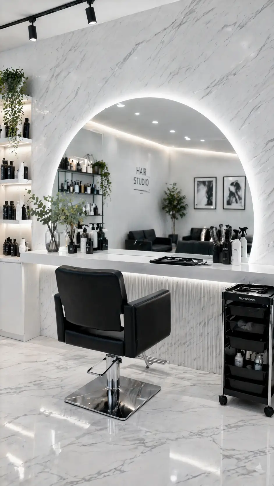 Espejos para peluquería y espejos para barbería a medida en Madrid