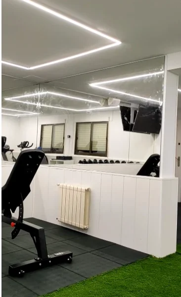 espejos para pared de gimnasio