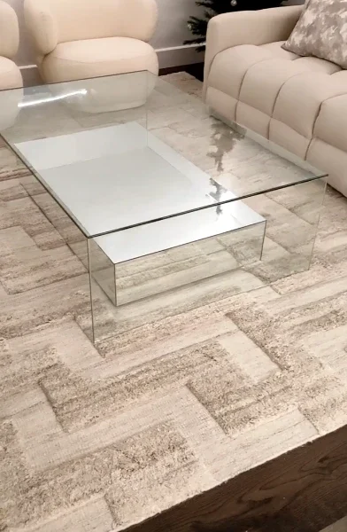 mesa cristal revistero espejo mesa cristal revistero espejo
