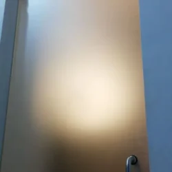 puerta cristal mate baño